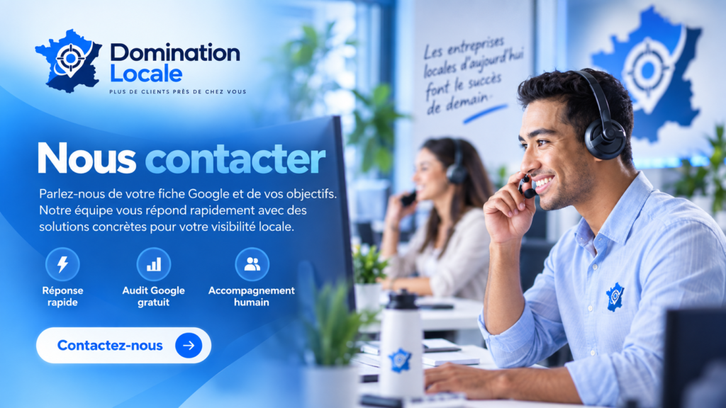 Commerçants souriants tenant une pancarte ouvert devant leur commerce